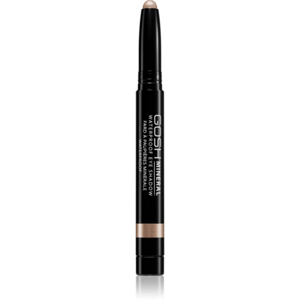 Gosh Mineral Waterproof hosszantartó szemhéjfesték ceruza kiszerelésben vízálló árnyalat 002 Golden Brown 1