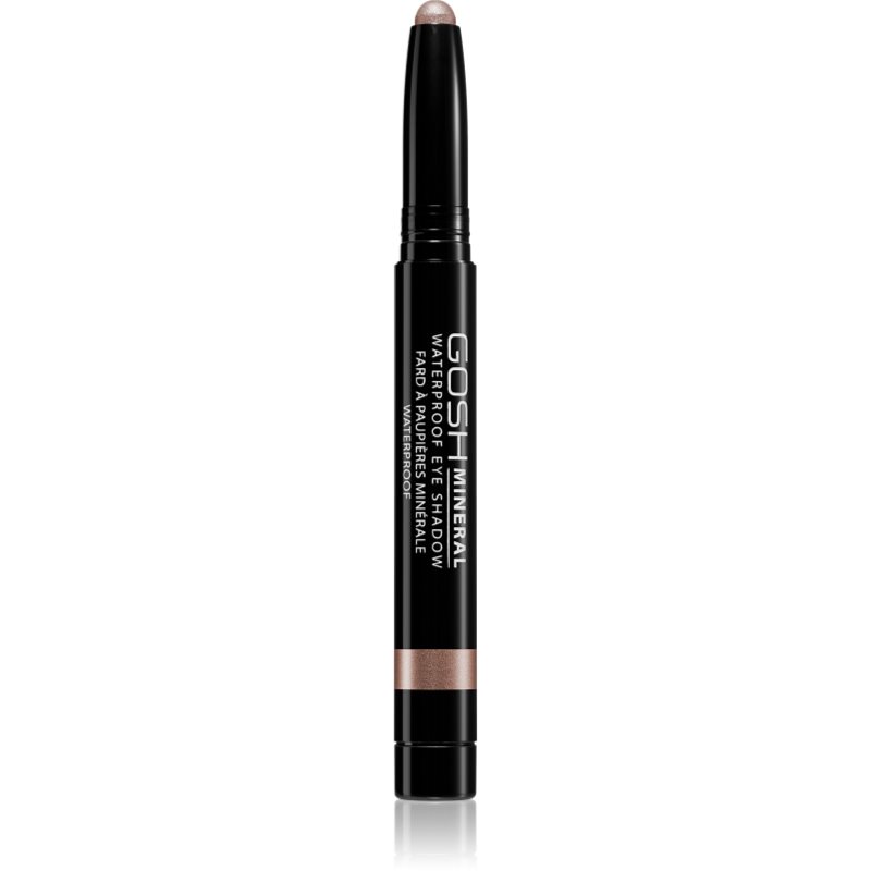 Gosh Mineral Waterproof hosszantartó szemhéjfesték ceruza kiszerelésben vízálló árnyalat 003 Brown 1