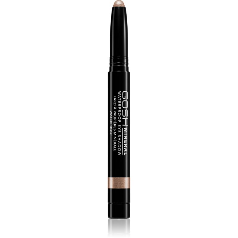 Gosh Mineral Waterproof hosszantartó szemhéjfesték ceruza kiszerelésben vízálló árnyalat 012 Golden Nude 1
