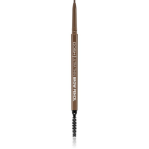 Gosh Ultra Thin precíz szemöldökceruza kefével árnyalat 002 Greybrown 0