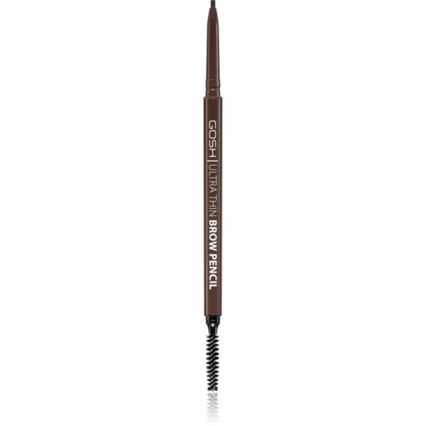 Gosh Ultra Thin precíz szemöldökceruza kefével árnyalat 003 Dark Brown 0