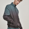 Gradient Pull Over Jacket Black/Bottle Green