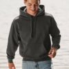 Grafitowa bluza męska Hooded Sweat Fruit of the Loom