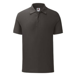 Grafitowa koszulka męska Iconic Polo Friut of the Loom