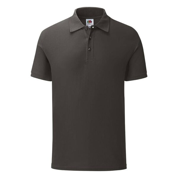 Grafitowa koszulka męska Iconic Polo Friut of the Loom