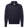 Granatowa bluza męska Zip Neck Sweat Fruit of the Loom