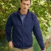 Granatowa bluza męska rozpinana Sweat Jacket Fruit of the Loom