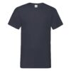 Granatowa koszulka męska Valueweight V-Neck Fruit of the Loom