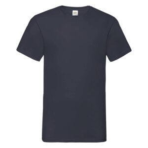 Granatowa koszulka męska Valueweight V-Neck Fruit of the Loom