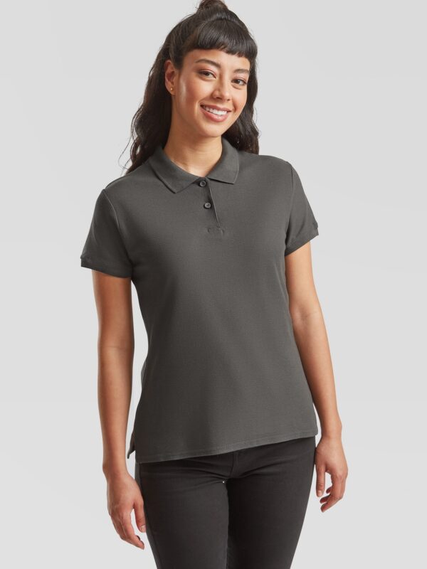 Graphite Women's Polo Fruit of the Loom