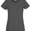 Graphite Women's T-shirt Lady fit Original Fruit of the Loom