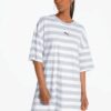 Gray-White Ladies Striped Dress Puma - Women