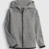 Gray boys' sweatshirt GapFit ech hoodie