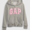 Gray girly sweatshirt with GAP logo