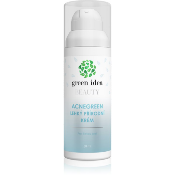 Green Idea Beauty Acnegreen könnyű krém a tiszta és egészséges arcbőrért 50 ml-ár