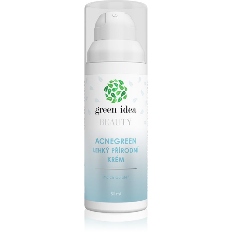 Green Idea Beauty Acnegreen könnyű krém a tiszta és egészséges arcbőrért 50 ml-ár