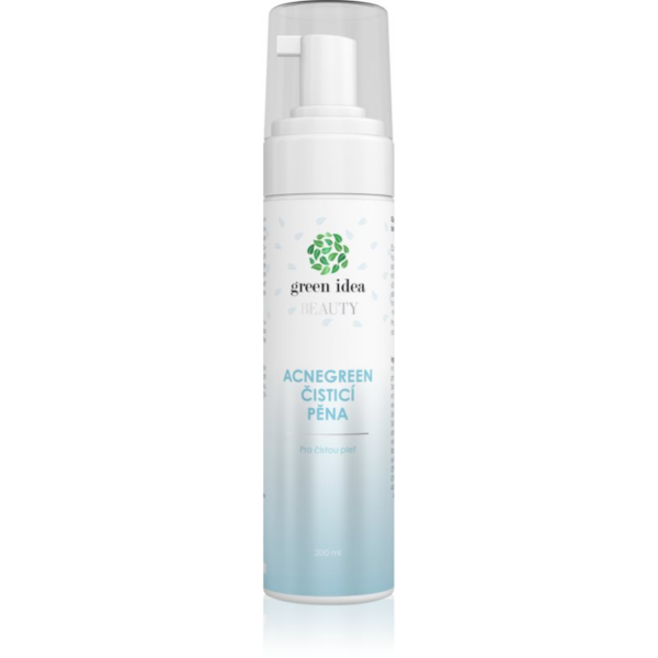 Green Idea Beauty Acnegreen tisztító hab a problémás bőrre 200 ml-ár