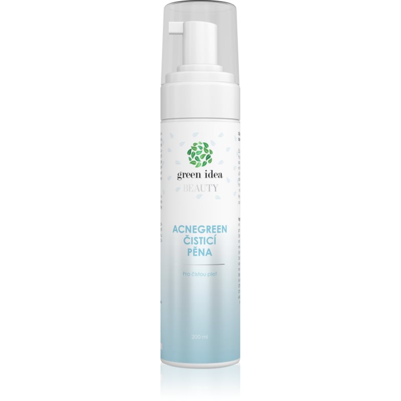 Green Idea Beauty Acnegreen tisztító hab a problémás bőrre 200 ml-ár