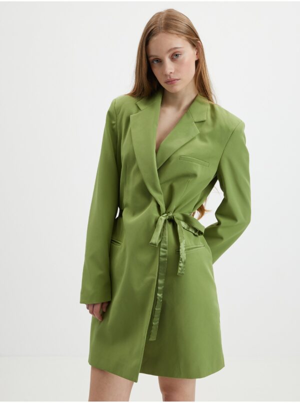 Green Ladies Wrap Minidress VILA Mya - Ladies