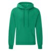 Green Men's Hooded Sweat Fruit of the Loom
