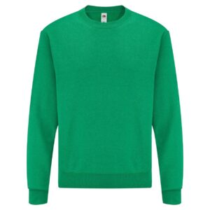 Green Men's Set-in Sweat Fruit of the Loom
