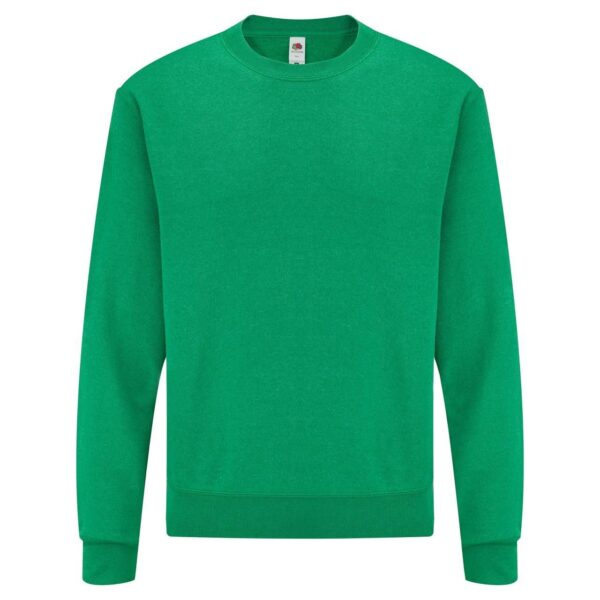 Green Men's Set-in Sweat Fruit of the Loom
