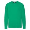 Green Men's Sweatshirt Lightweight Set-in-Sweat Sweat Fruit of the Loom