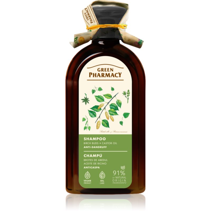 Green Pharmacy Birch Buds & Castrol Oil Shampoo korpásodás elleni sampon 350 ml-Eredeti