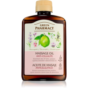 Green Pharmacy Essential oils of Lime Massage Oil masszázsolaj narancsbőrre 200 ml-Eredeti