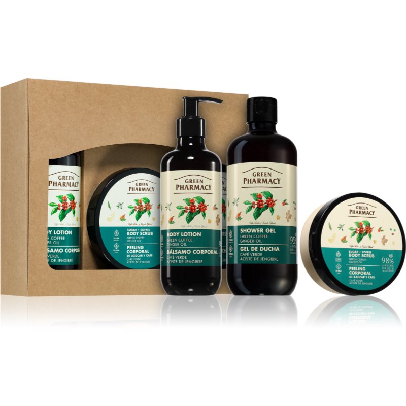 Green Pharmacy Green coffee & Ginger Oil SET ajándékszett