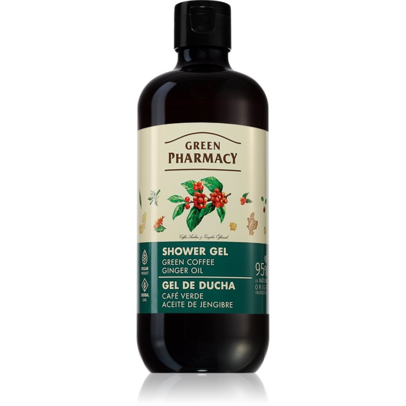 Green Pharmacy Green coffee & Ginger Oil Shower Gel tusfürdő gél 500 ml-Ár