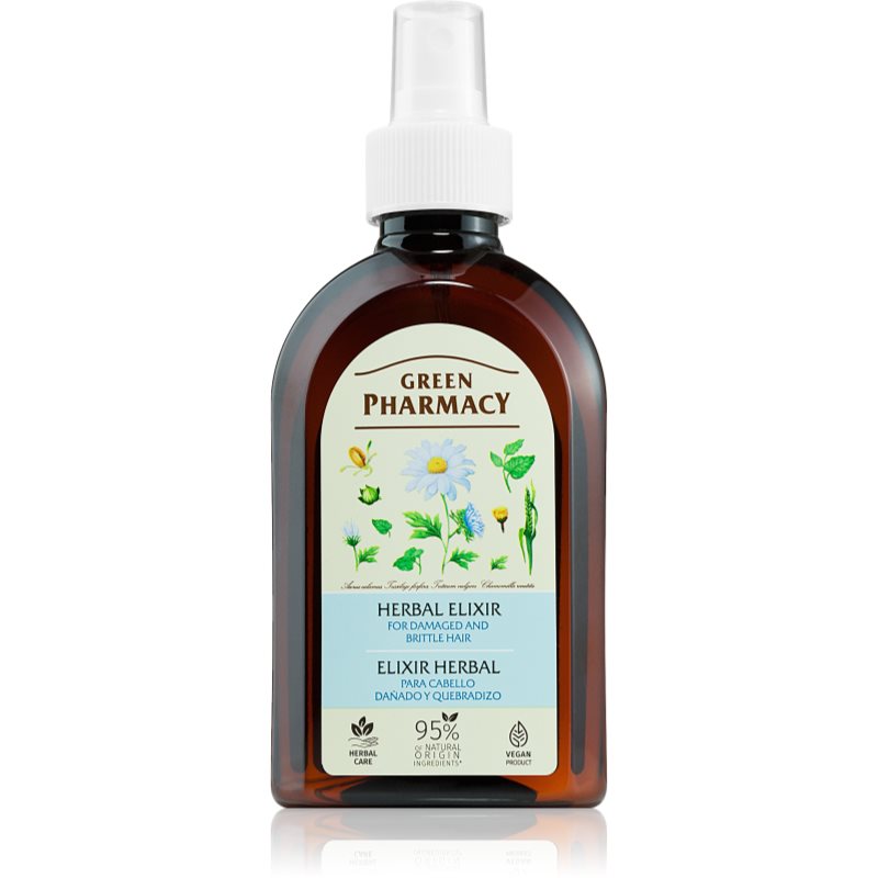 Green Pharmacy Herbal Elixir Hair Care növényi elixír sérült