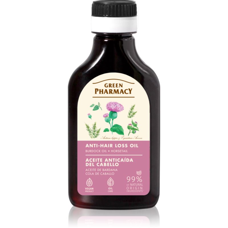 Green Pharmacy Horsetail Burdock Oil bojtorján olaj hajhullás ellen 100 ml-Eredeti