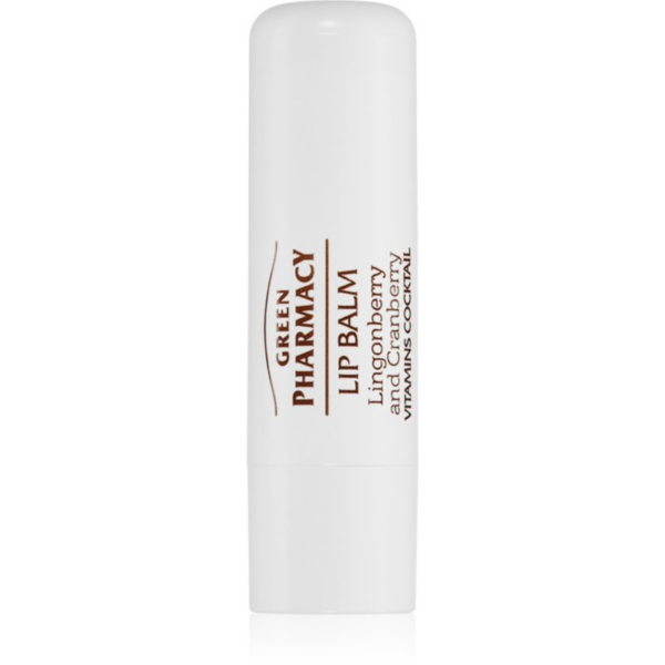 Green Pharmacy Lingonberry and Cranberry Lip Balm tápláló szájbalzsam SPF 10 3.6 ml-Ár