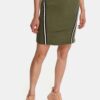 Green Sheath Skirt with Lampas TOP SECRET - Women