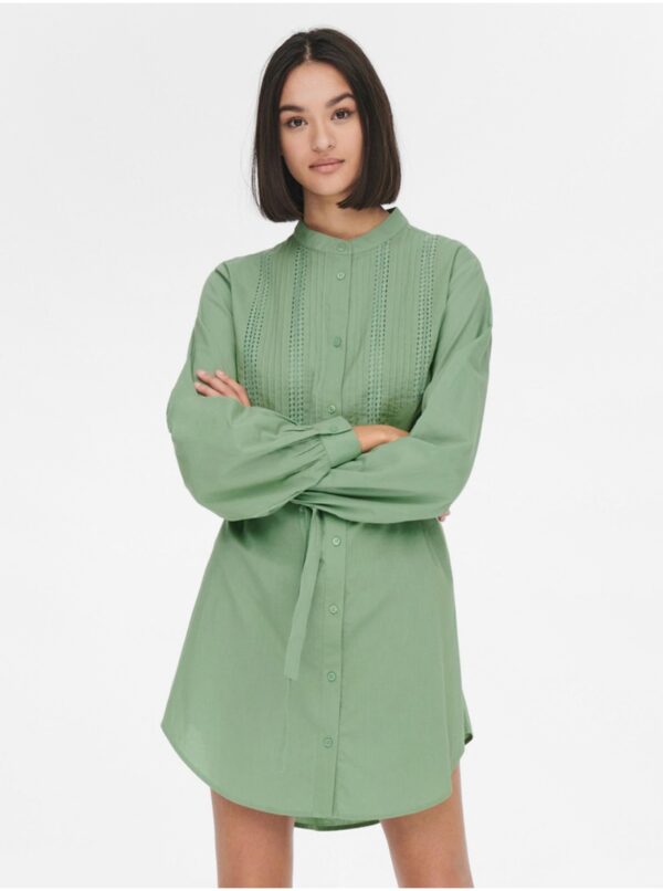 Green Shirt Dress JDY Theodor - Nők