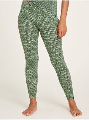 Green Women's Patterned Leggings Tranquillo - Women