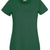 Green Women's T-shirt Lady fit Original Fruit of the Loom