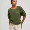 Green blouse