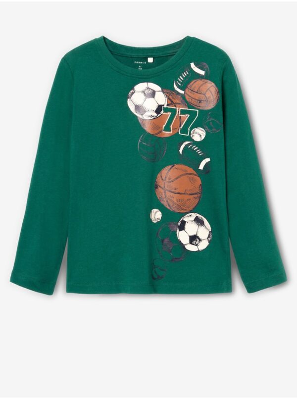 Green boys' t-shirt name it Ricko - Boys