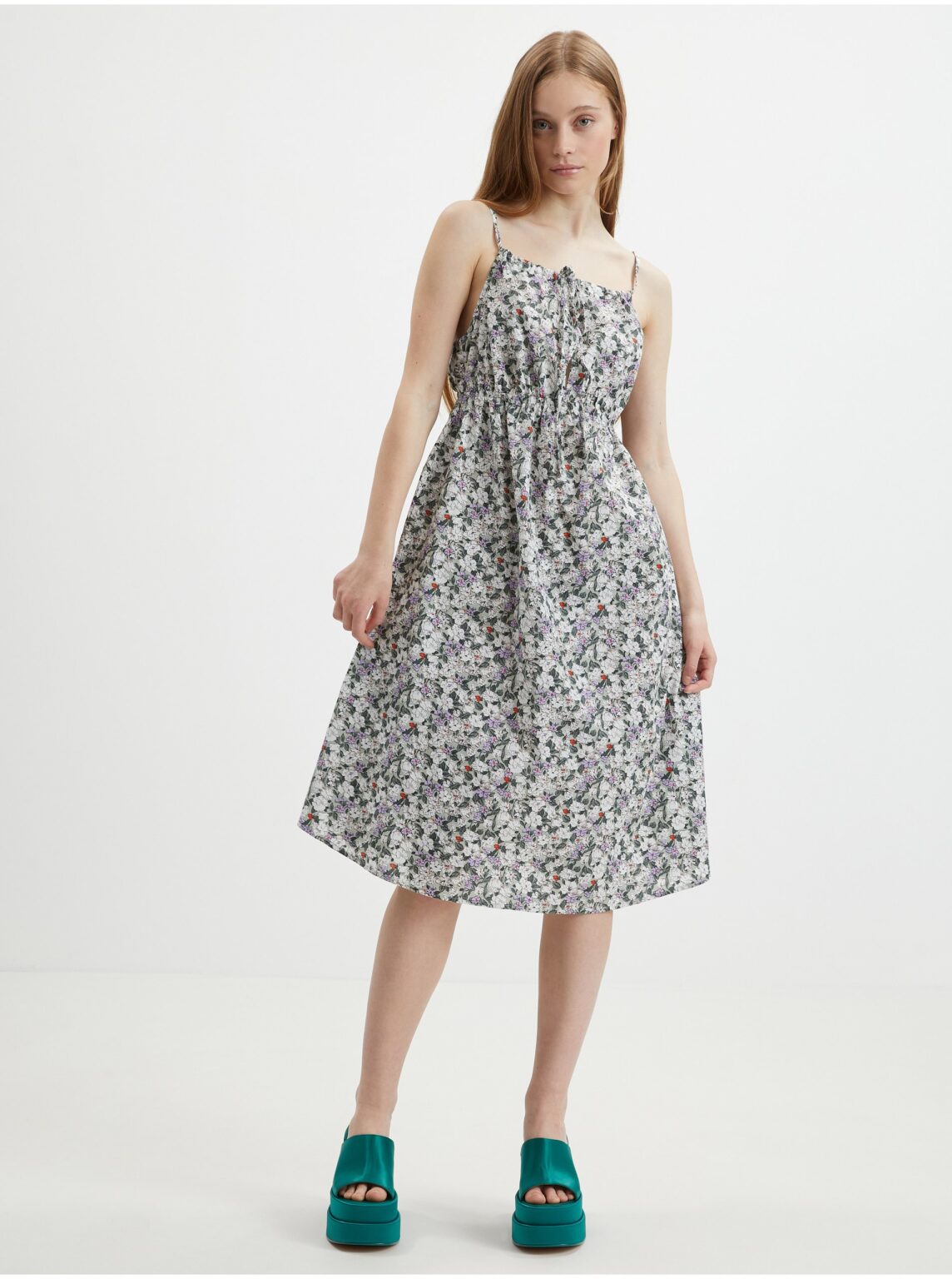 Green floral dress VERO MODA Joa - Women