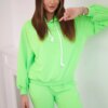 Green hoodie