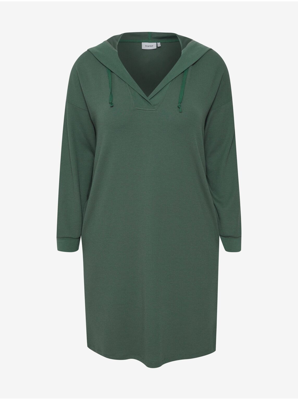 Green hoodie dress Fransa - Women