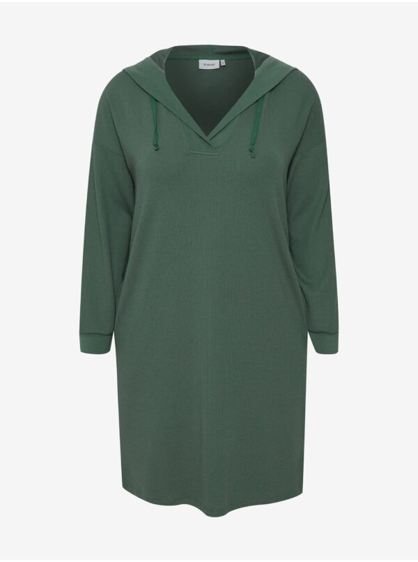 Green hoodie dress Fransa - Women