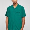 Green viscose shirt Camp