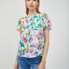 Green-white floral blouse with tie on the back ORSAY - Women