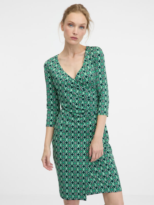 Green women's knee-length dress ORSAY - Women's