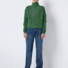 Green women's striped sweater Noisy May New Alice - Women's