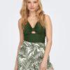 Green women's top ONLY Jany - Women