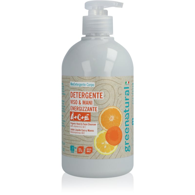Greenatural Liquid Soap folyékony szappan vitaminokkal A